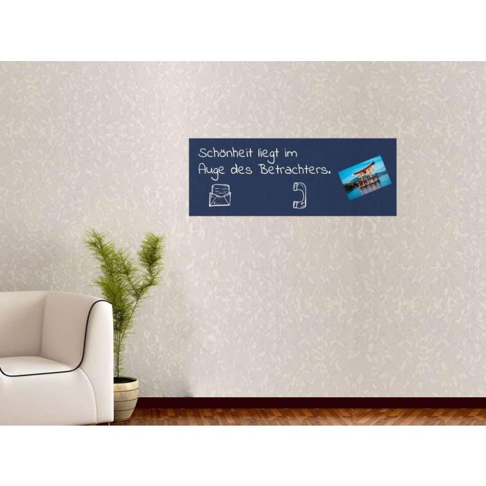 Blaue Folie 250x30 cm - magnetisch & selbstklebend