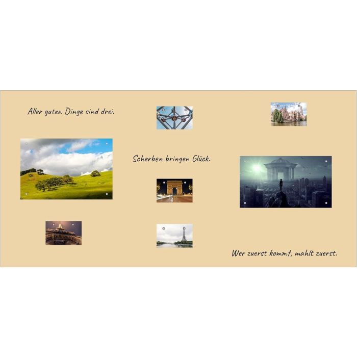 Beige Folie DIN A1 - magnetisch & selbstklebend