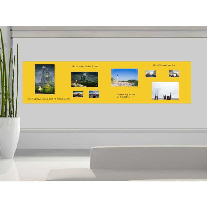 Selbstklebende Gelbe Folie 200x40 cm - selbstklebend