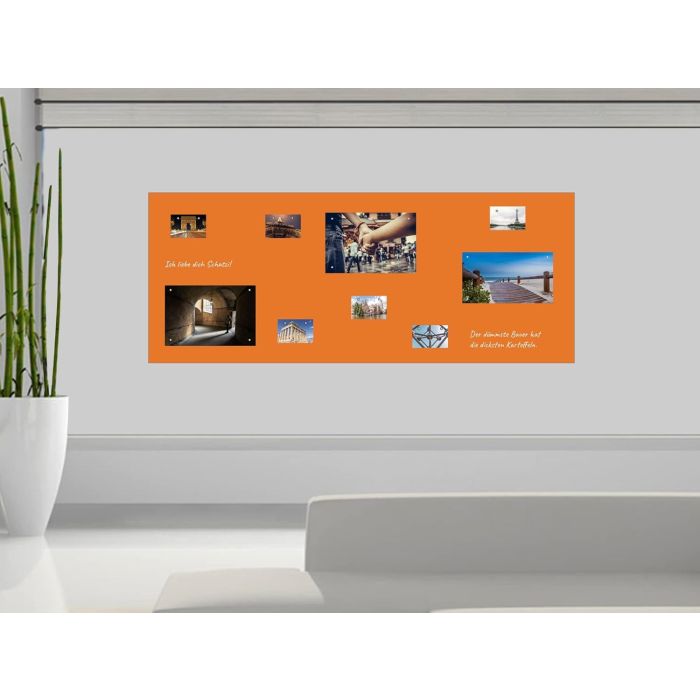 Selbstklebende Orange Folie 100x75 cm - selbstklebend