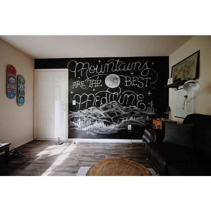 Tafelfolie 200x100 cm - magnetisch & selbstklebend