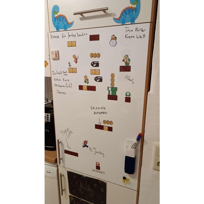 Whiteboardfolie 120x40 cm - magnetisch & selbstklebend