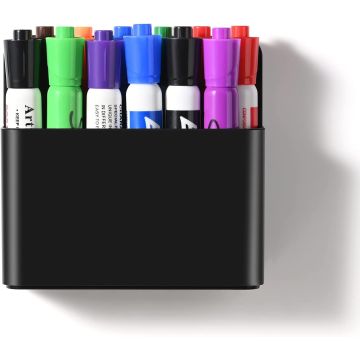 Stifthalter schwarz magnetisch breit 10cm x 4,0 x 12