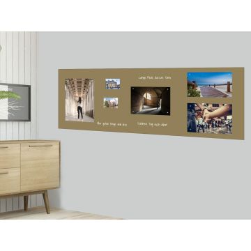 Goldene Folie 250x100 cm - magnetisch & selbstklebend