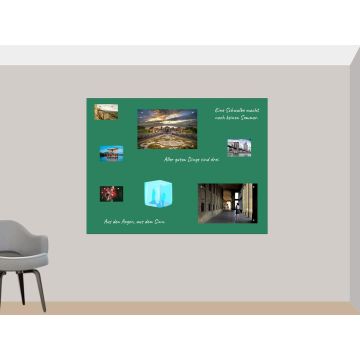 Grüne Folie 500x120 cm - magnetisch & selbstklebend