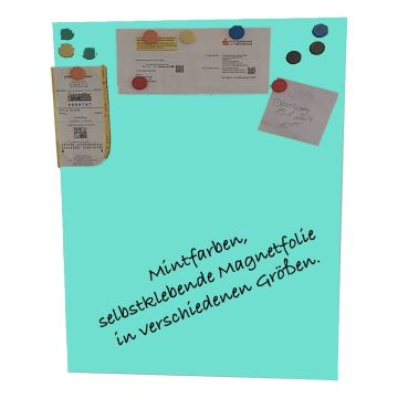 Mint Folie 70x40 cm - magnetisch & selbstklebend