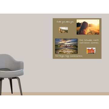 Selbstklebende Goldene Folie 60x60 cm - selbstklebend