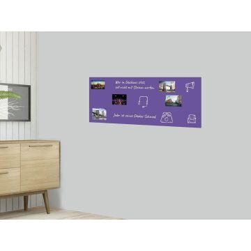 Selbstklebende Lila Folie 300x30 cm - selbstklebend