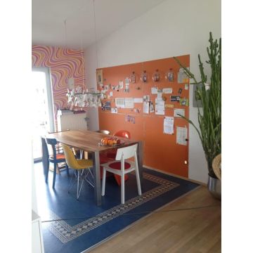 Selbstklebende Orange Folie 250x100 cm - selbstklebend